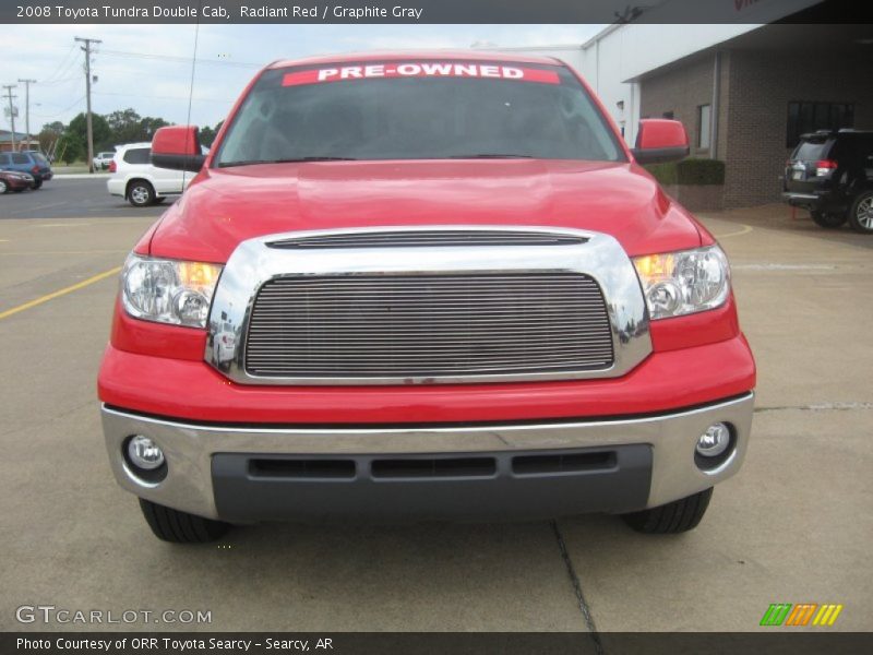 Radiant Red / Graphite Gray 2008 Toyota Tundra Double Cab