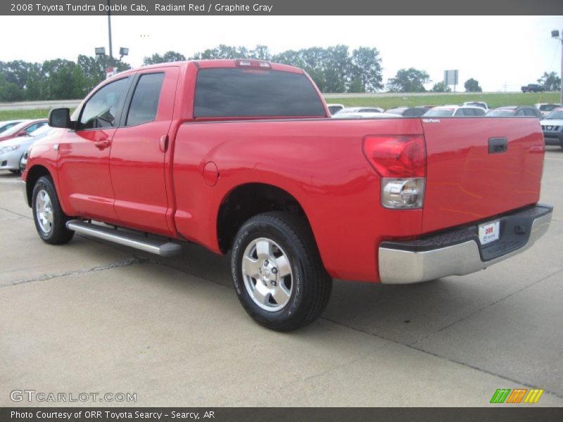 Radiant Red / Graphite Gray 2008 Toyota Tundra Double Cab