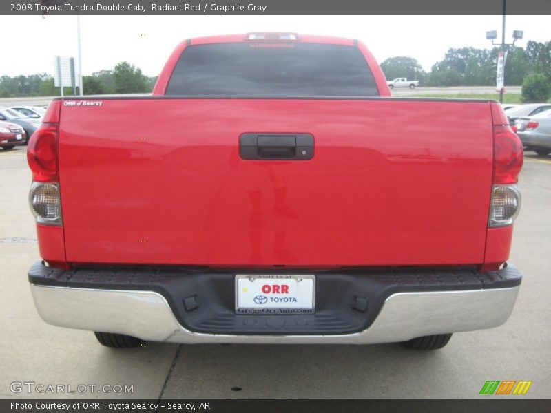 Radiant Red / Graphite Gray 2008 Toyota Tundra Double Cab