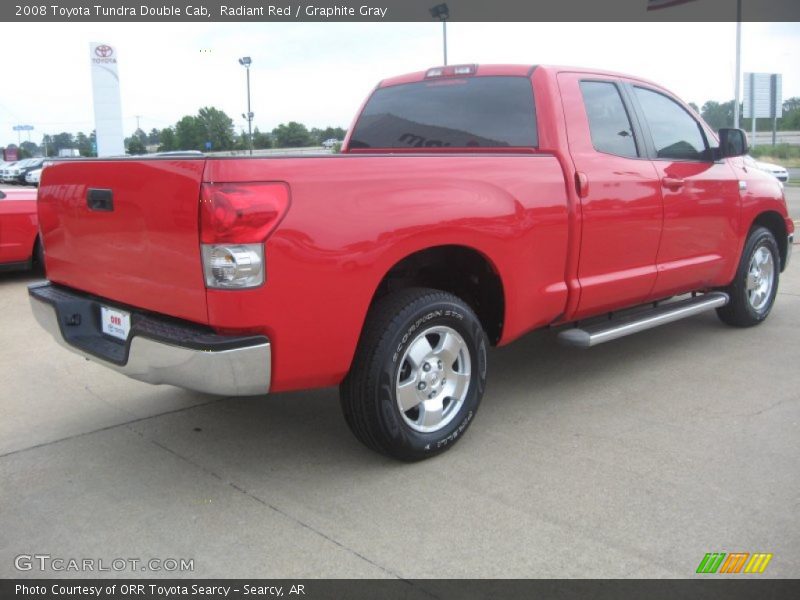 Radiant Red / Graphite Gray 2008 Toyota Tundra Double Cab