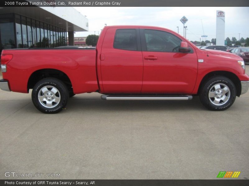 Radiant Red / Graphite Gray 2008 Toyota Tundra Double Cab
