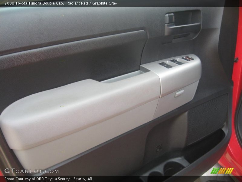 Radiant Red / Graphite Gray 2008 Toyota Tundra Double Cab
