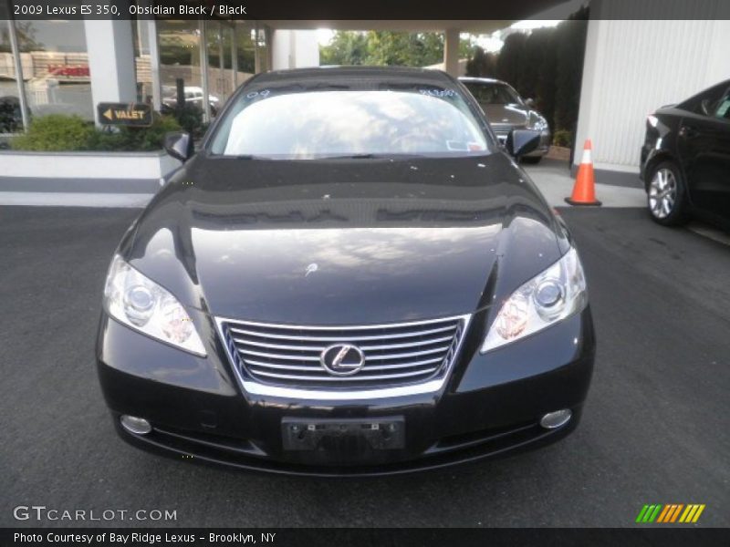 Obsidian Black / Black 2009 Lexus ES 350