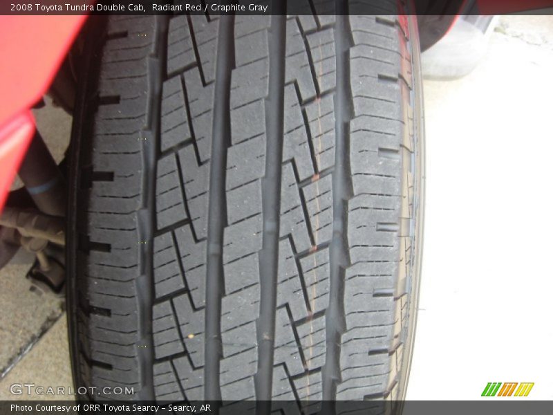Radiant Red / Graphite Gray 2008 Toyota Tundra Double Cab