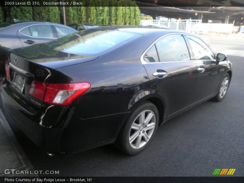 Obsidian Black / Black 2009 Lexus ES 350