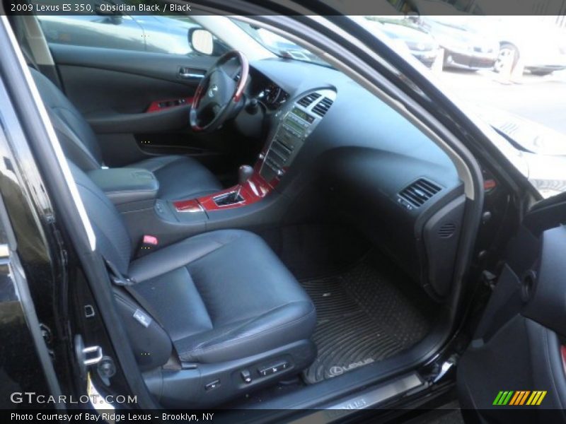 Obsidian Black / Black 2009 Lexus ES 350