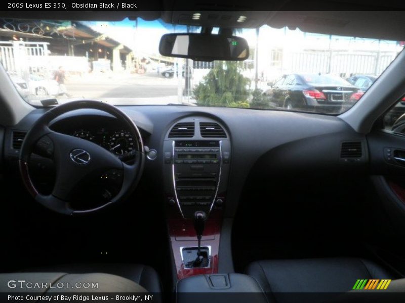 Obsidian Black / Black 2009 Lexus ES 350