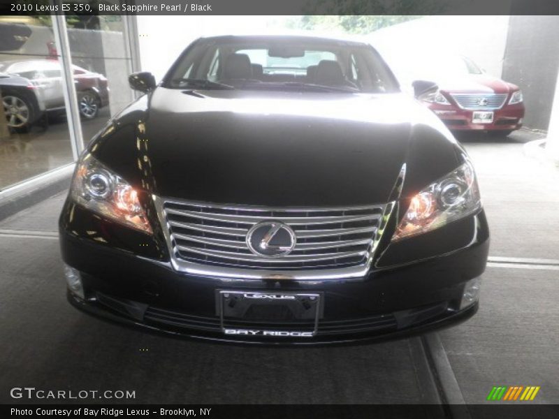 Black Sapphire Pearl / Black 2010 Lexus ES 350