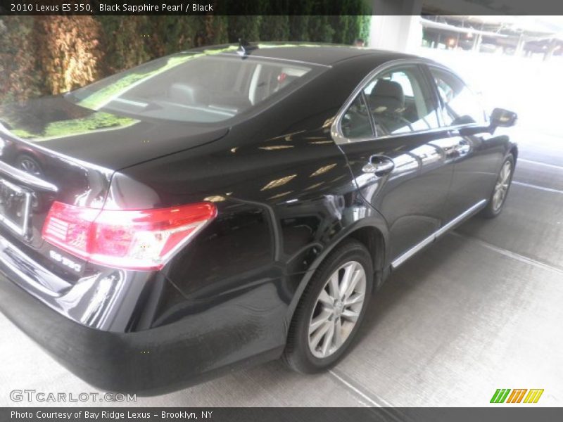 Black Sapphire Pearl / Black 2010 Lexus ES 350