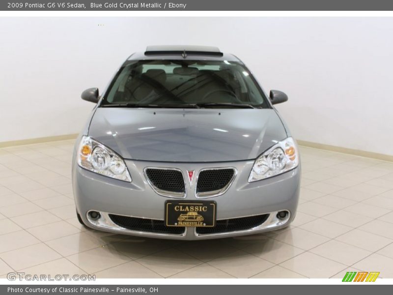 Blue Gold Crystal Metallic / Ebony 2009 Pontiac G6 V6 Sedan