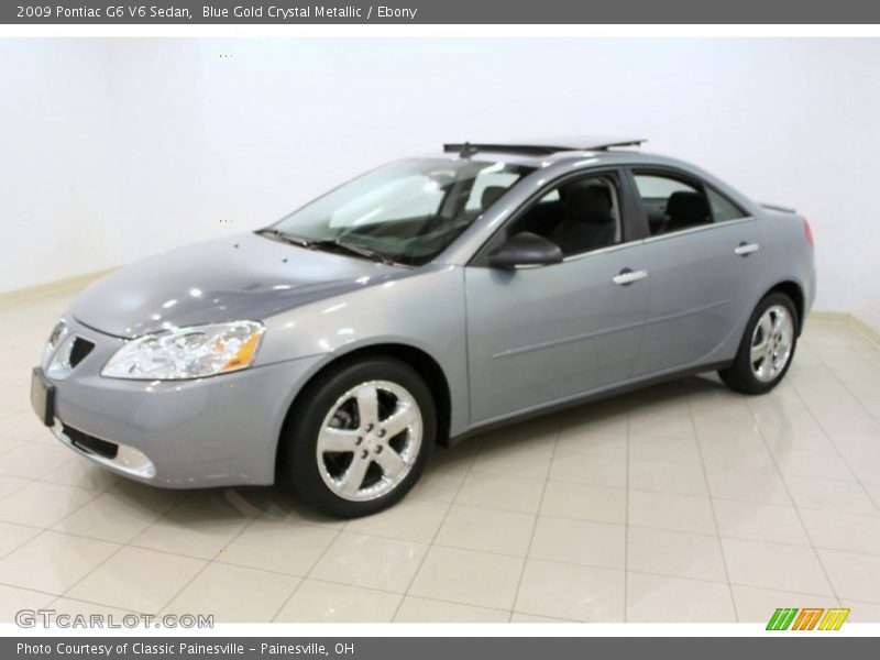 Blue Gold Crystal Metallic / Ebony 2009 Pontiac G6 V6 Sedan