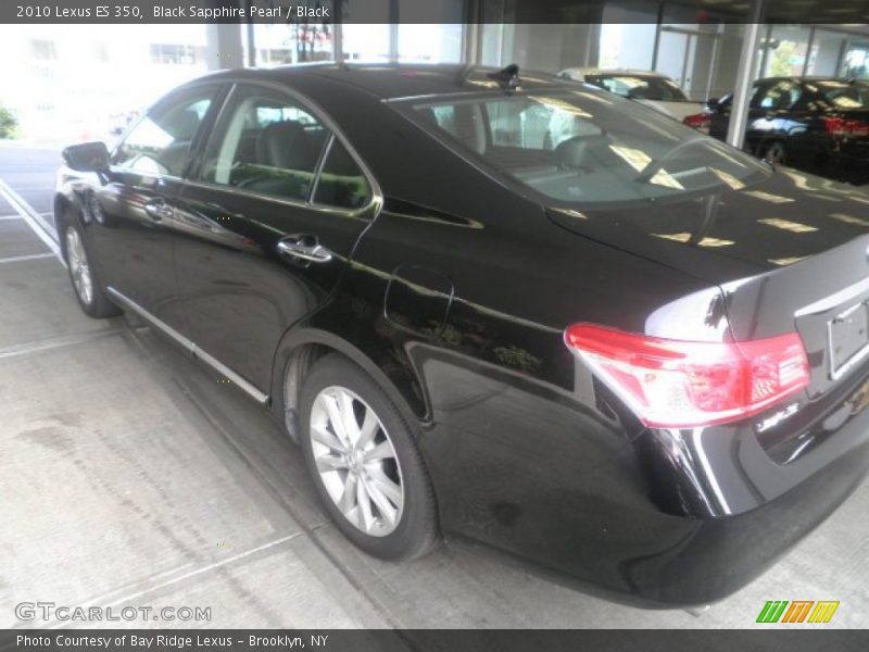 Black Sapphire Pearl / Black 2010 Lexus ES 350