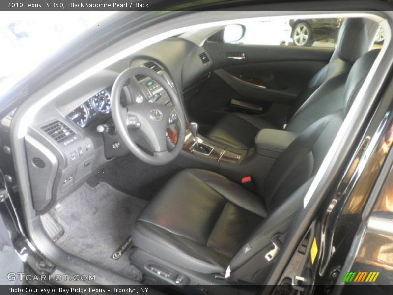 Black Sapphire Pearl / Black 2010 Lexus ES 350