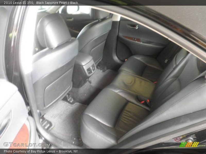 Black Sapphire Pearl / Black 2010 Lexus ES 350