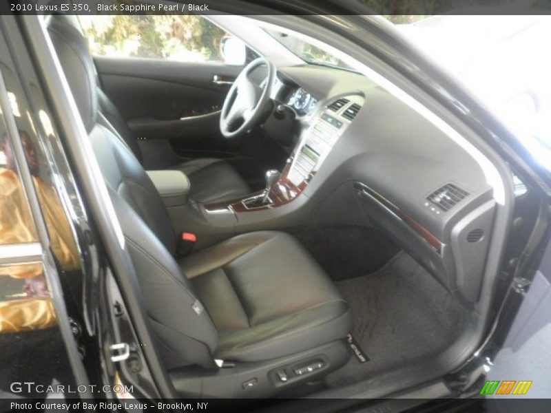 Black Sapphire Pearl / Black 2010 Lexus ES 350