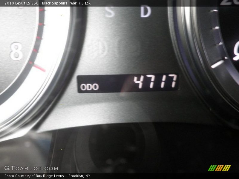 Black Sapphire Pearl / Black 2010 Lexus ES 350