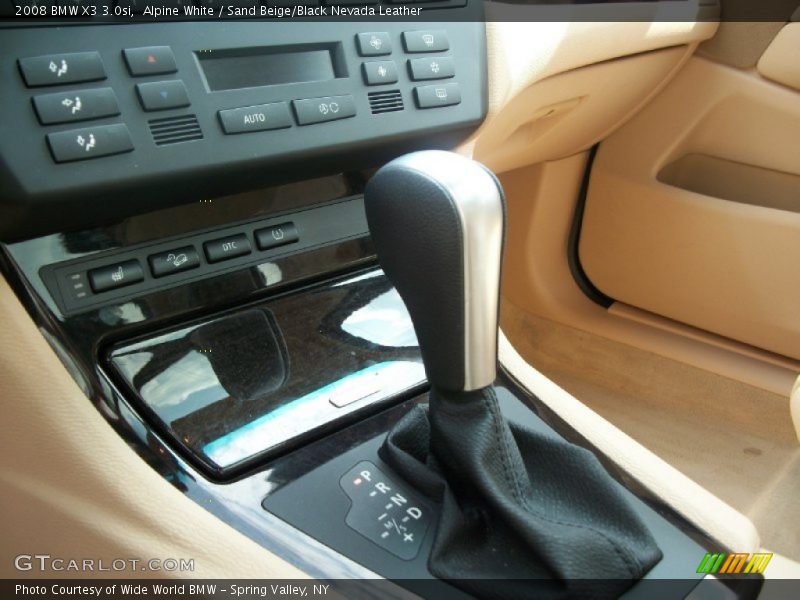 Alpine White / Sand Beige/Black Nevada Leather 2008 BMW X3 3.0si