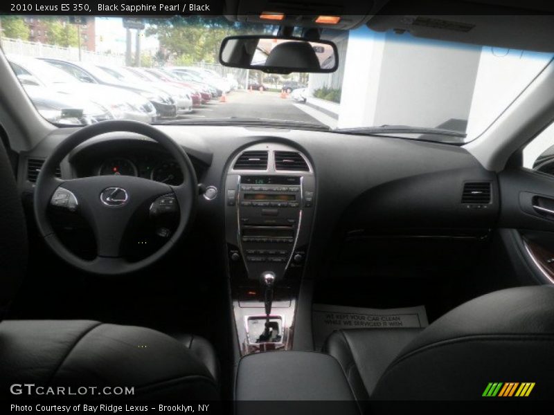 Black Sapphire Pearl / Black 2010 Lexus ES 350