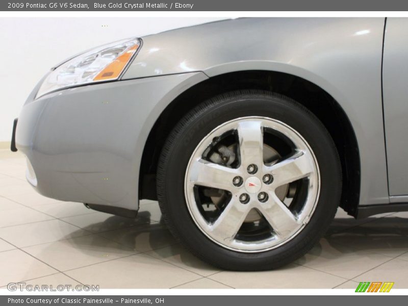 Blue Gold Crystal Metallic / Ebony 2009 Pontiac G6 V6 Sedan