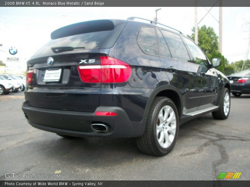 Monaco Blue Metallic / Sand Beige 2008 BMW X5 4.8i