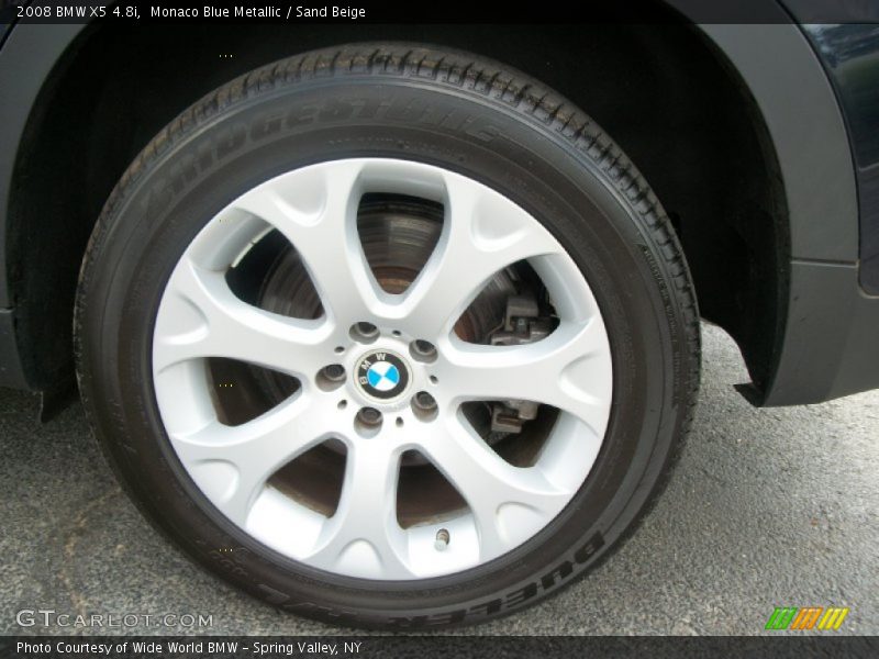 Monaco Blue Metallic / Sand Beige 2008 BMW X5 4.8i