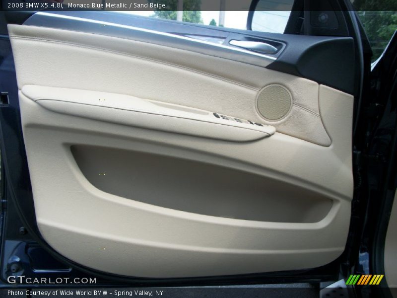 Monaco Blue Metallic / Sand Beige 2008 BMW X5 4.8i