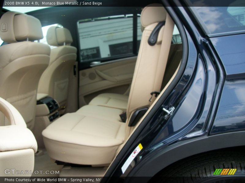 Monaco Blue Metallic / Sand Beige 2008 BMW X5 4.8i