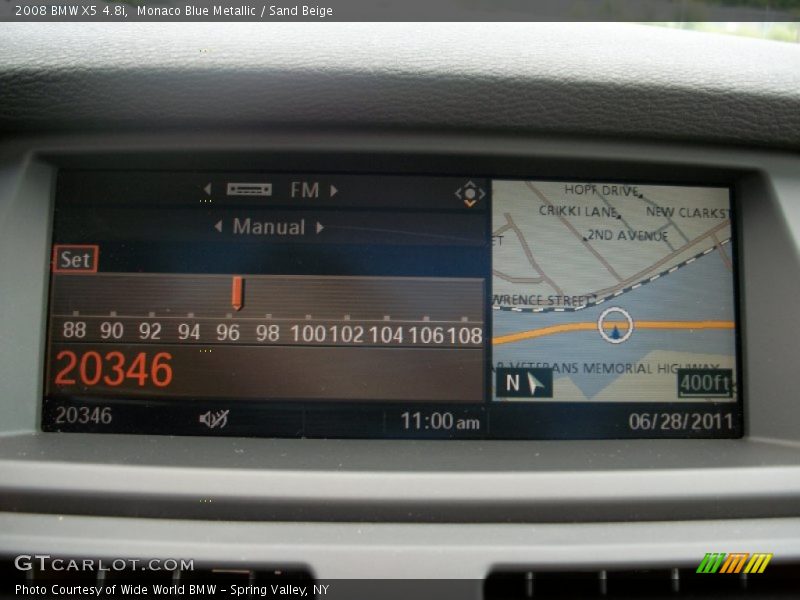 Monaco Blue Metallic / Sand Beige 2008 BMW X5 4.8i