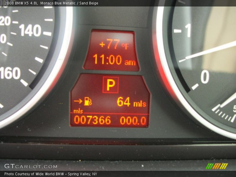 Monaco Blue Metallic / Sand Beige 2008 BMW X5 4.8i