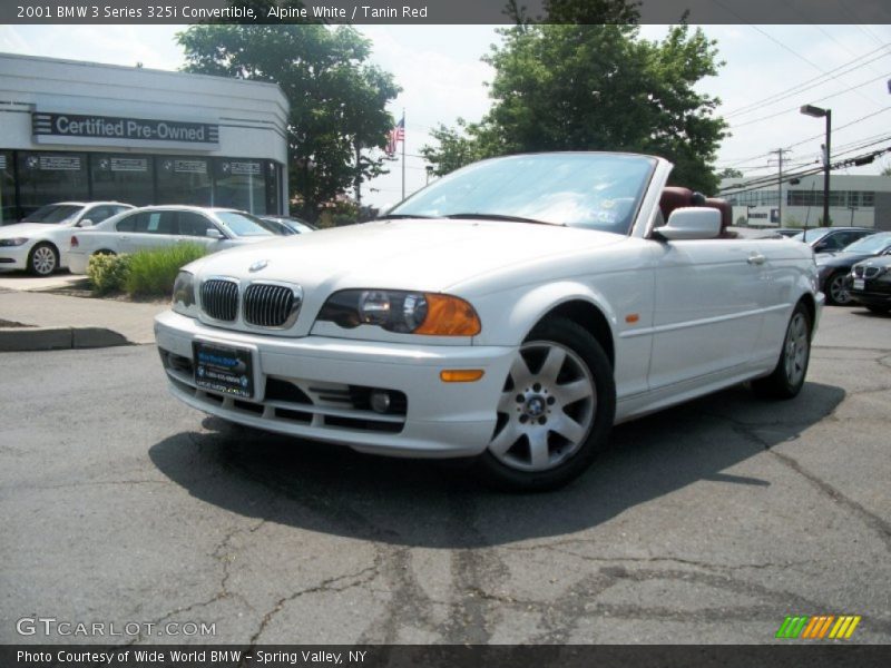 Alpine White / Tanin Red 2001 BMW 3 Series 325i Convertible