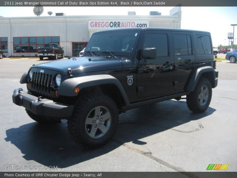 Black / Black/Dark Saddle 2011 Jeep Wrangler Unlimited Call of Duty: Black Ops Edition 4x4