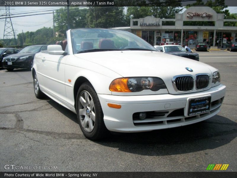 Alpine White / Tanin Red 2001 BMW 3 Series 325i Convertible