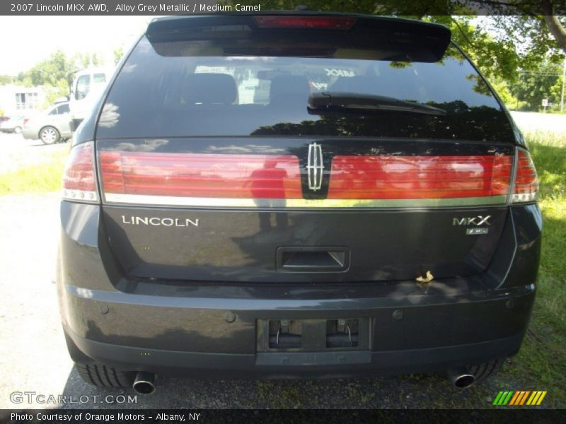 Alloy Grey Metallic / Medium Camel 2007 Lincoln MKX AWD