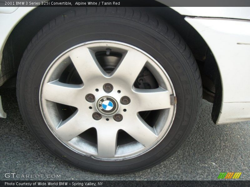 Alpine White / Tanin Red 2001 BMW 3 Series 325i Convertible