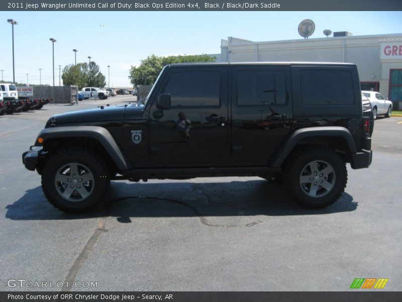 Black / Black/Dark Saddle 2011 Jeep Wrangler Unlimited Call of Duty: Black Ops Edition 4x4