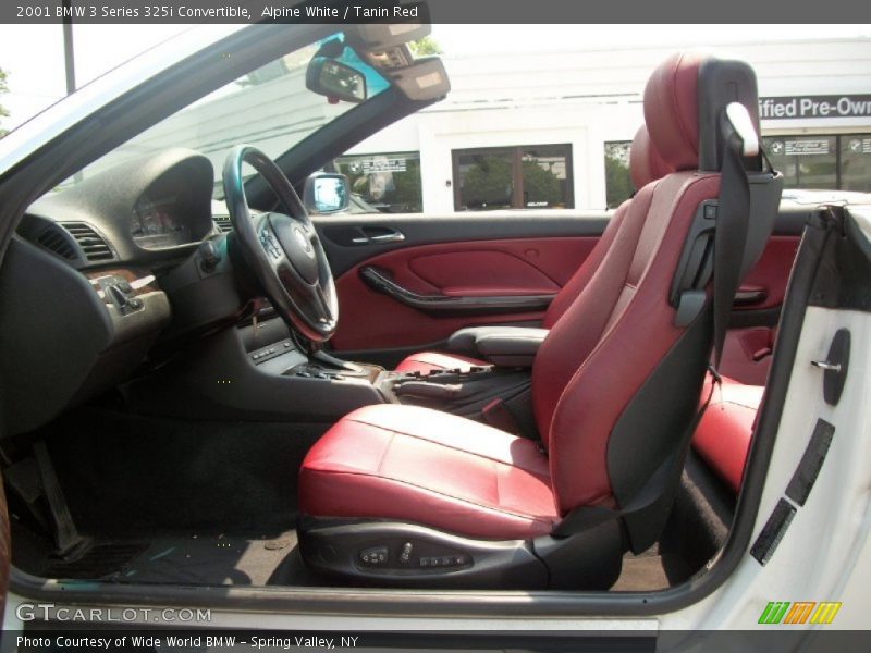 Alpine White / Tanin Red 2001 BMW 3 Series 325i Convertible