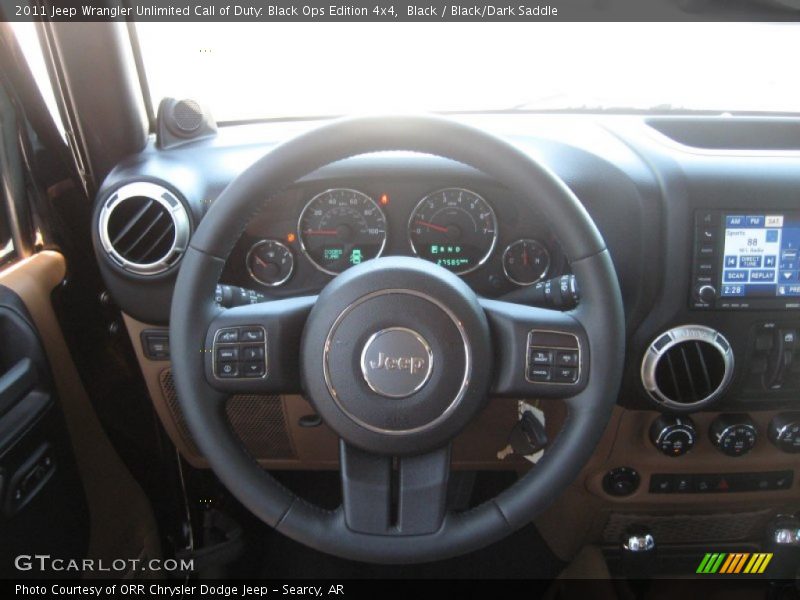 Black / Black/Dark Saddle 2011 Jeep Wrangler Unlimited Call of Duty: Black Ops Edition 4x4