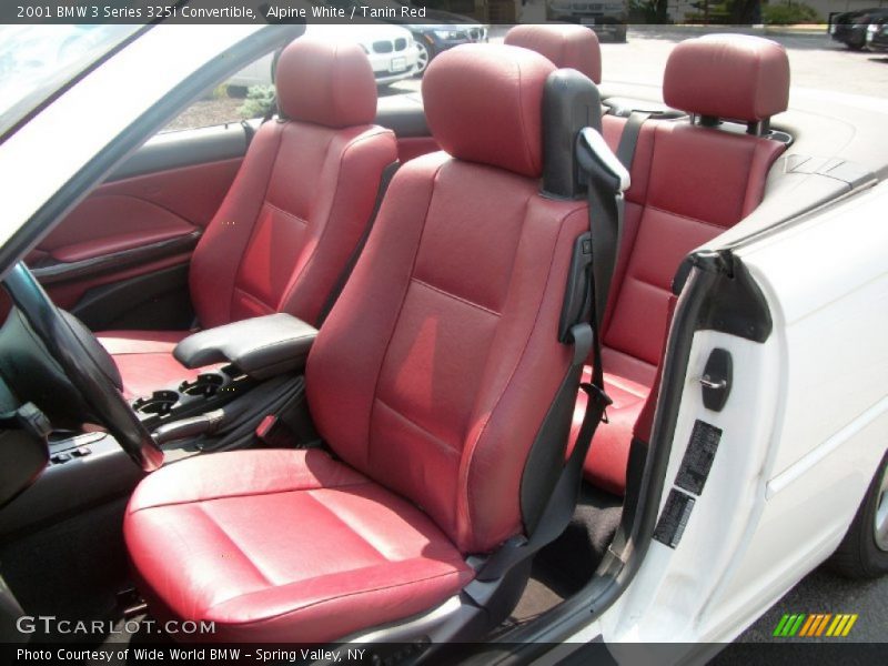 Alpine White / Tanin Red 2001 BMW 3 Series 325i Convertible