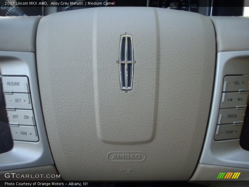 Alloy Grey Metallic / Medium Camel 2007 Lincoln MKX AWD
