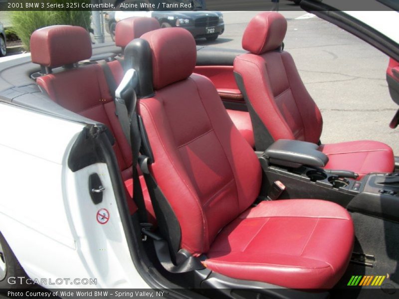 Alpine White / Tanin Red 2001 BMW 3 Series 325i Convertible
