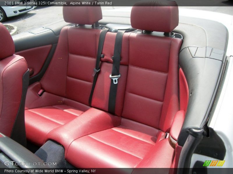 Alpine White / Tanin Red 2001 BMW 3 Series 325i Convertible