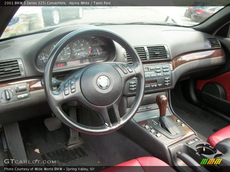 Alpine White / Tanin Red 2001 BMW 3 Series 325i Convertible