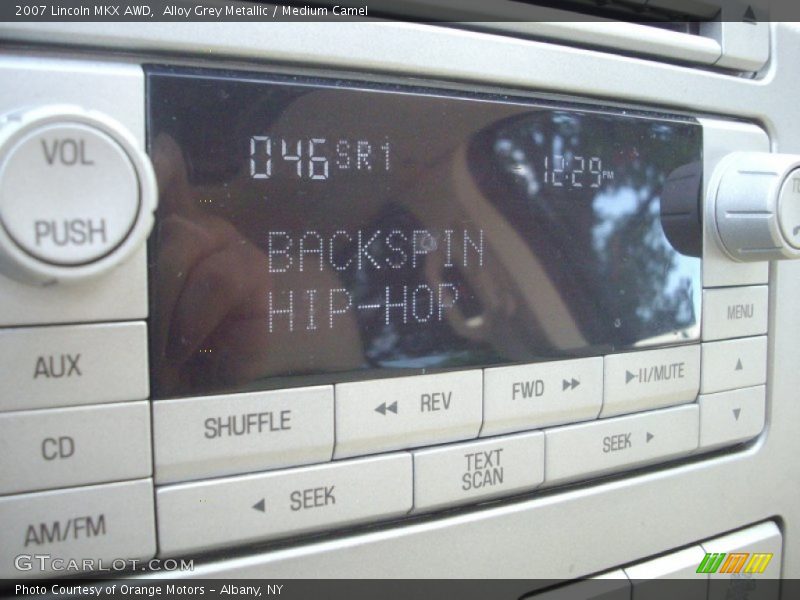 Alloy Grey Metallic / Medium Camel 2007 Lincoln MKX AWD