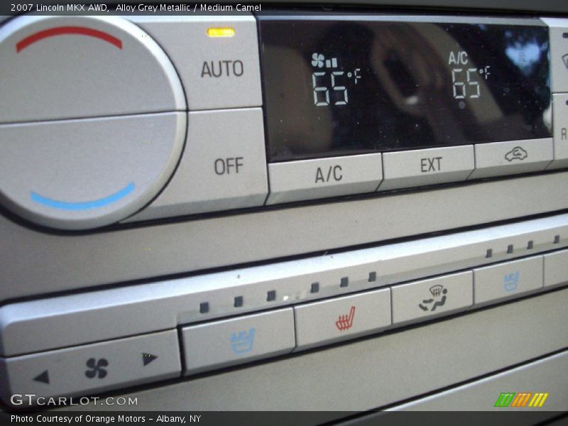 Alloy Grey Metallic / Medium Camel 2007 Lincoln MKX AWD