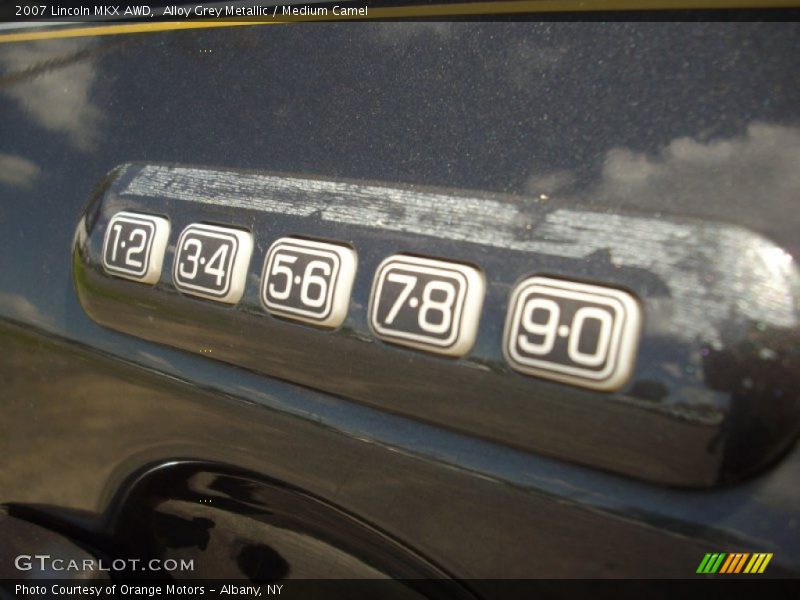 Alloy Grey Metallic / Medium Camel 2007 Lincoln MKX AWD