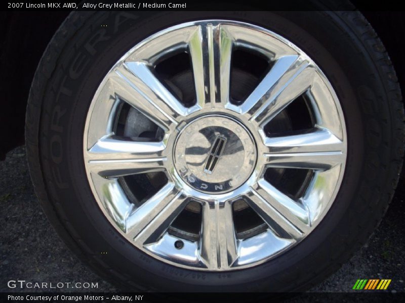 Alloy Grey Metallic / Medium Camel 2007 Lincoln MKX AWD