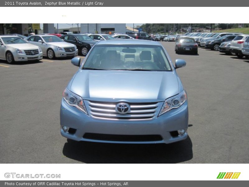 Zephyr Blue Metallic / Light Gray 2011 Toyota Avalon