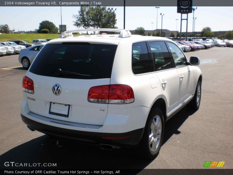 Campanella White / Teak 2004 Volkswagen Touareg V8