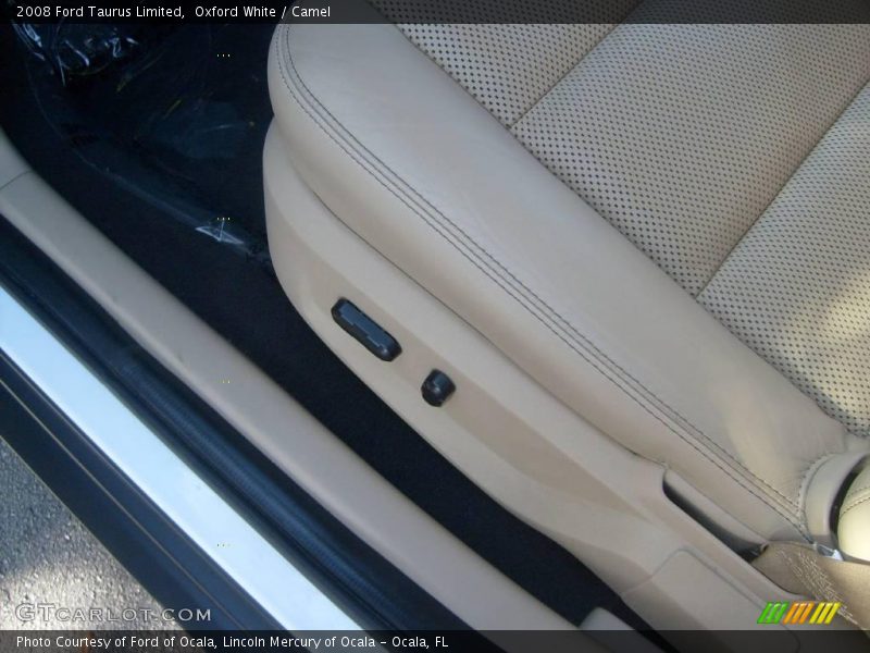 Oxford White / Camel 2008 Ford Taurus Limited