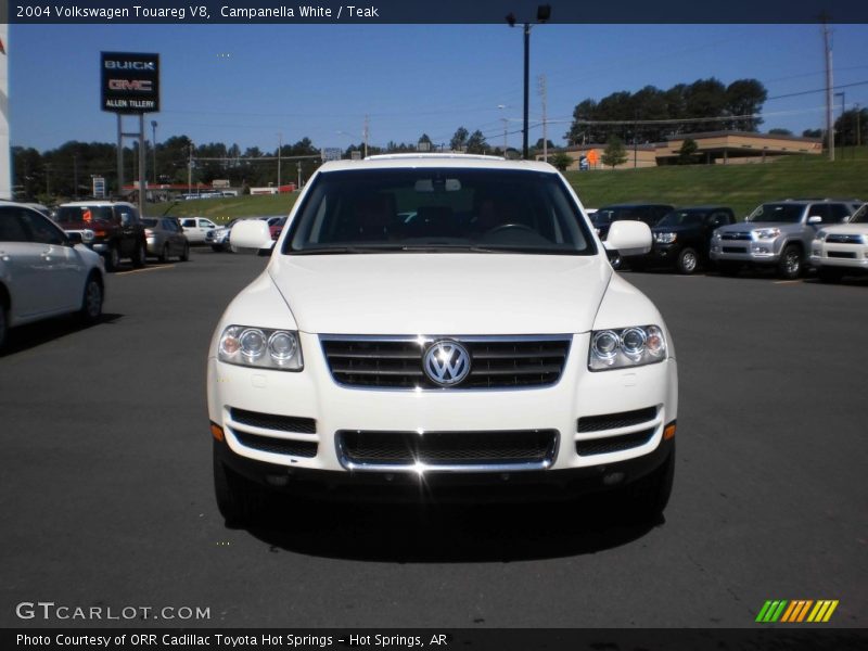 Campanella White / Teak 2004 Volkswagen Touareg V8